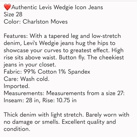 Levi’s Wedgie Icon Jeans - Picture 5 of 11